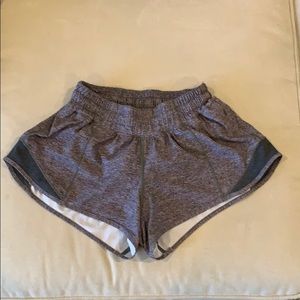 EUC Lululemon Hotty Hot shorts size 2